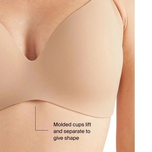 Knix WingWoman Contour Bra | Warm  Sand / Tan / Nude | Size 6+ - Picture 2 of 8